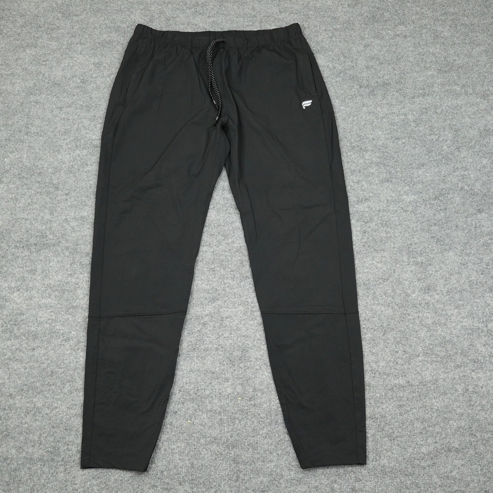 Fabletics The One Joggers Mens XL Tall Black Stretch Activewear Tapered Pants